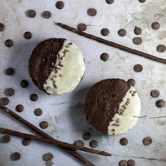 Vegan Chocolate Fudge Cookies