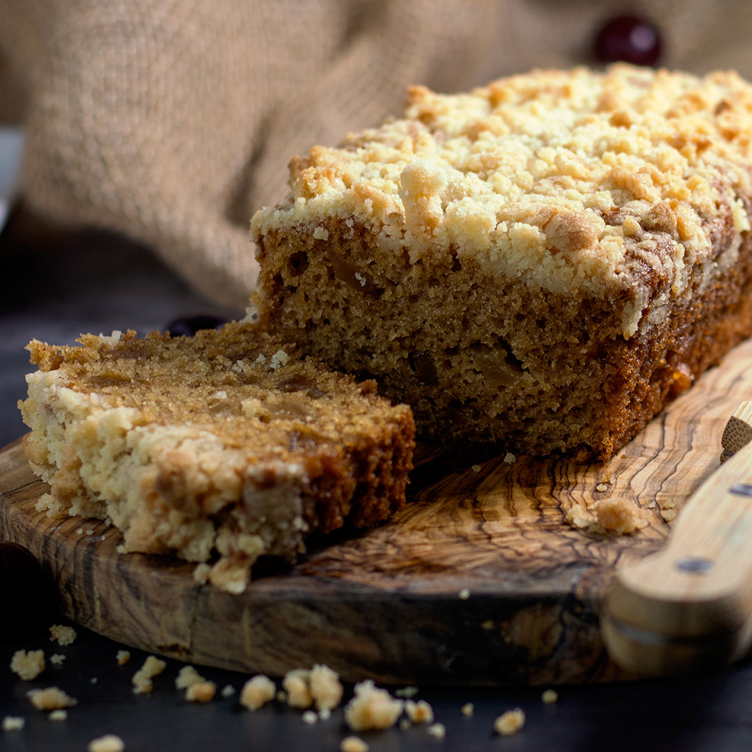 Vegan Caramelized Apples Loaf Cake