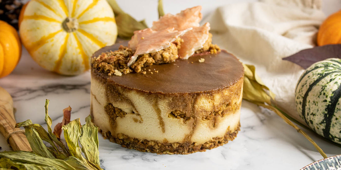 Pumpkin spice cheesecake vegan for thanksgiving