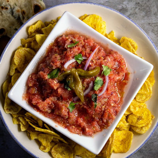 Vegan homemade Mexican salsa