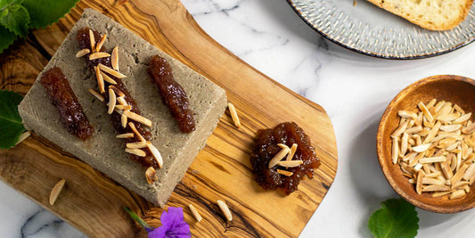 vegan mushroom and lentils pate spread