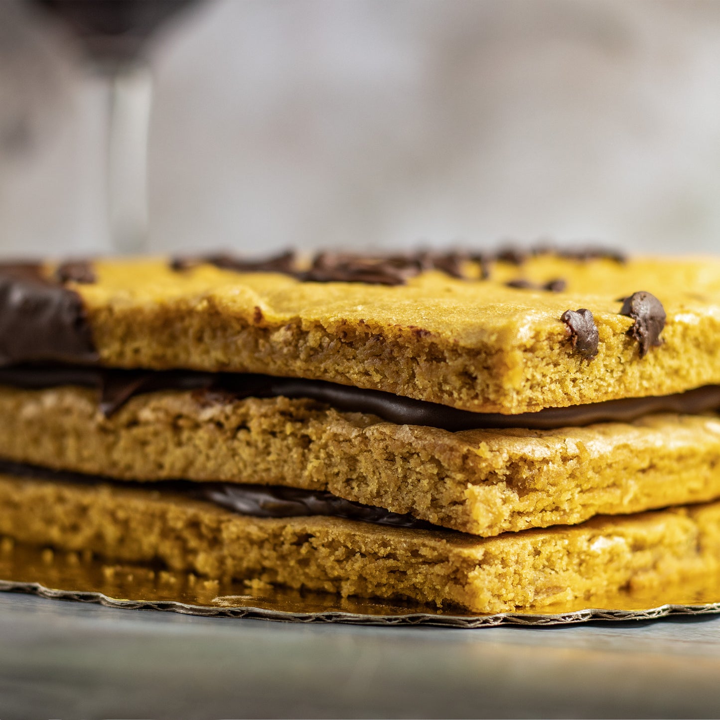 Chocolate Chip Hazelnut Cookie Sandwich