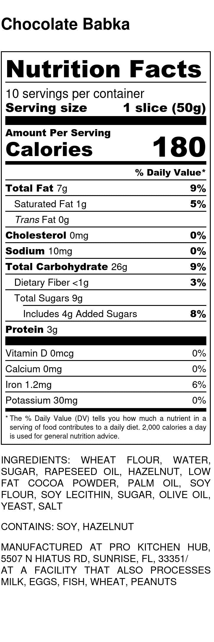 Chocolate Babka Cake