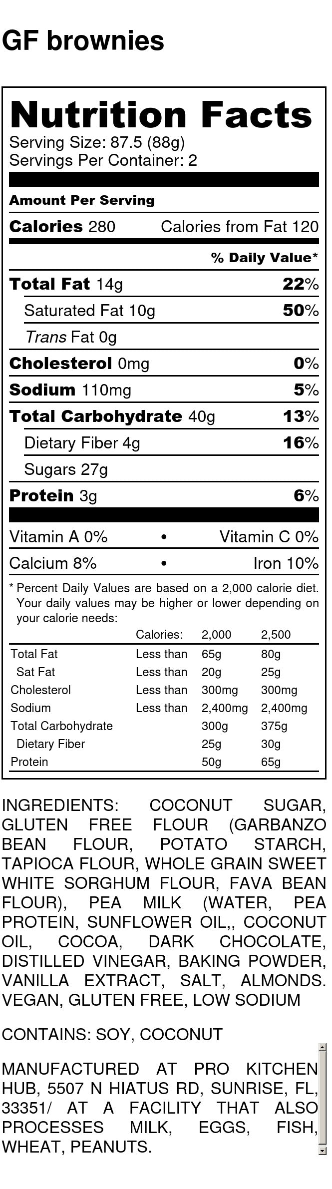 Gluten-Free Chocolate Brownie