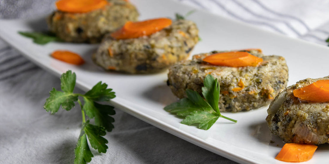 Vegan gefilte fish for passover seder פסח