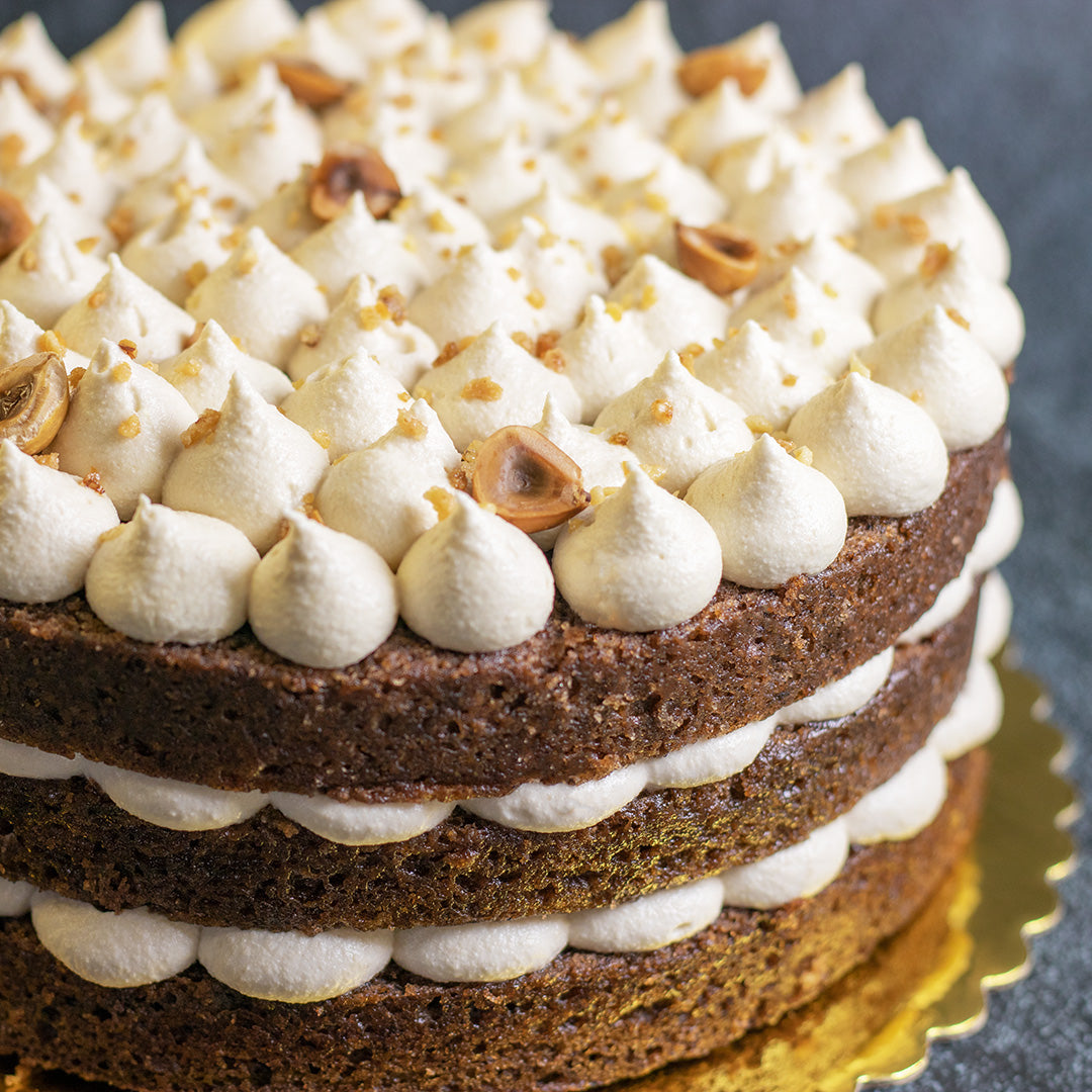 Cinnamon Hazelnut Layer Cake