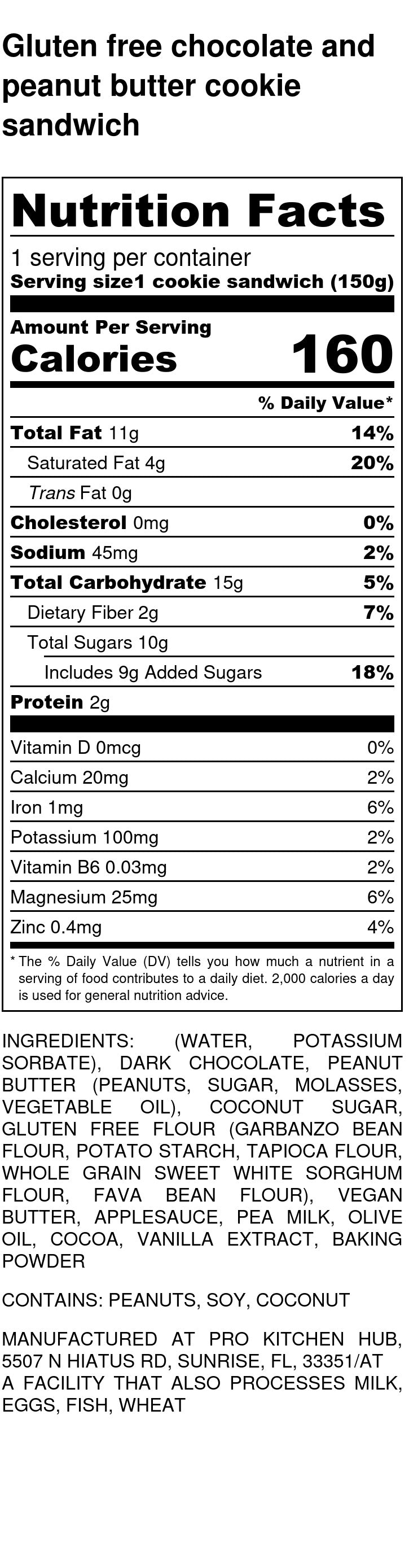 Gluten-Free Chocolate Cookie Sandwich