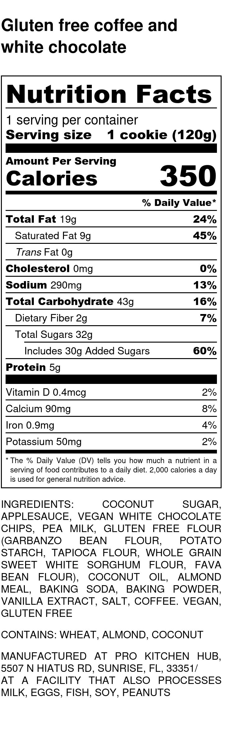 Gluten-Free Coffee Cookie Sandwich