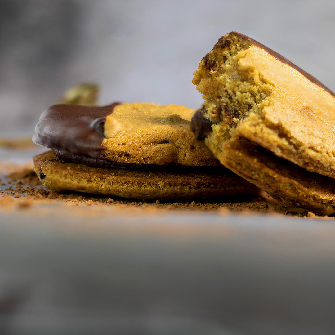 Chocolate Chip Hazelnut Cookie Sandwich