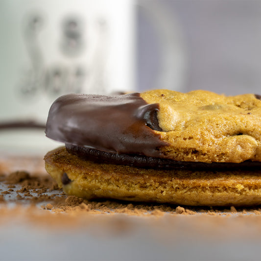 Chocolate Chip Hazelnut Cookie Sandwich